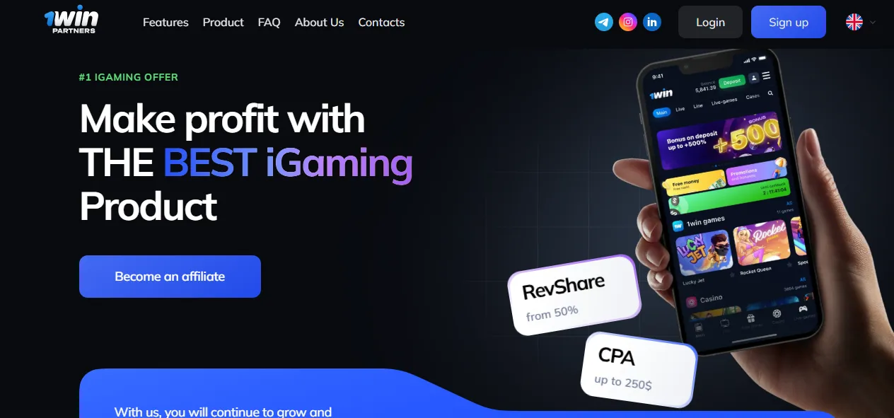 1win affiliate program