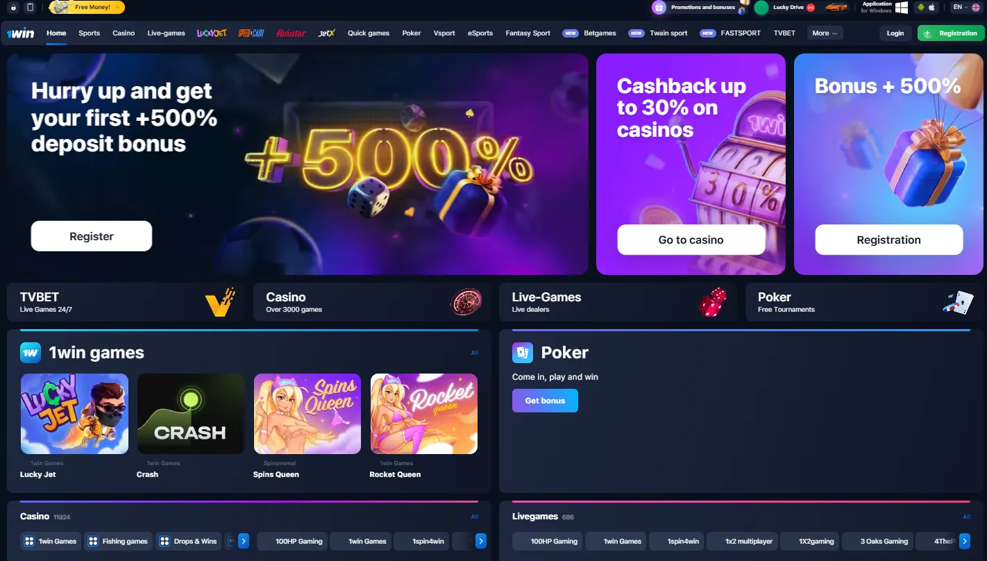 1win casino Malaysia