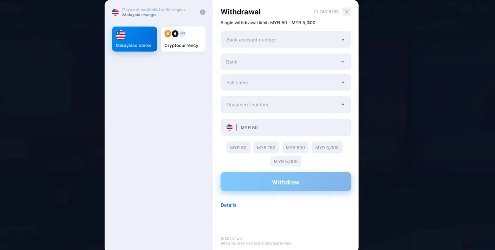 1win Withdrawal